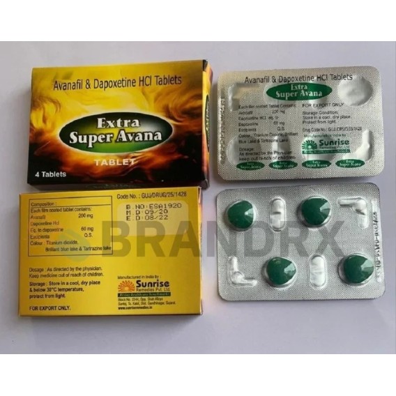 Extra Super Avana 200/60 mg Sunrise